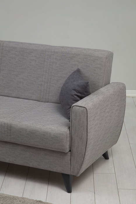 Atelier Del Sofa Zaden - Sofá cama de 3 plazas Gris claro Atelier Del Sofa Zaden - Sofá cama de 3 plazas Gris claro